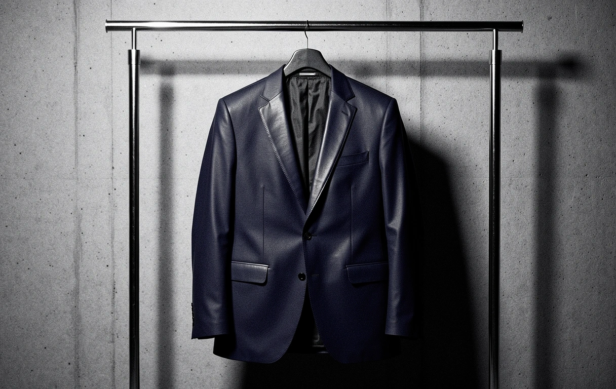 Deconstructed blazer detailing